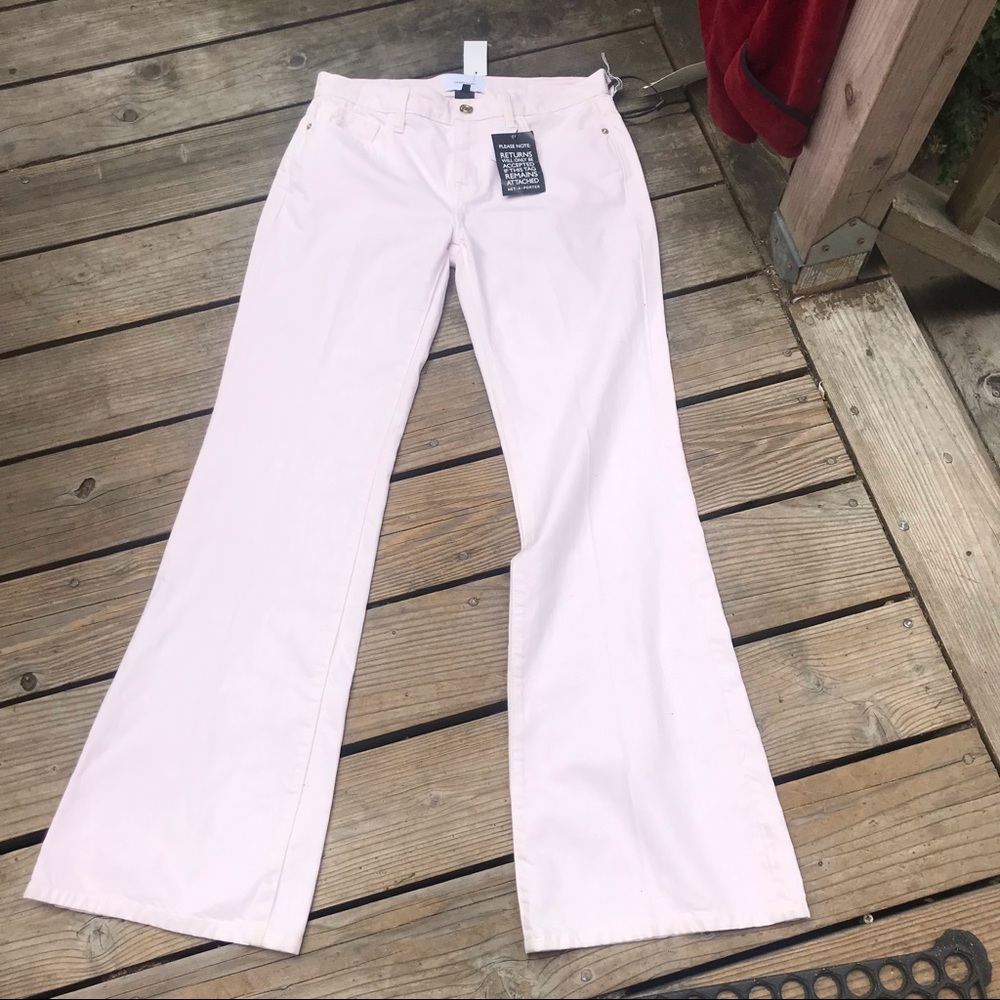 NWT Current Elliot flare jeans  w28 pink